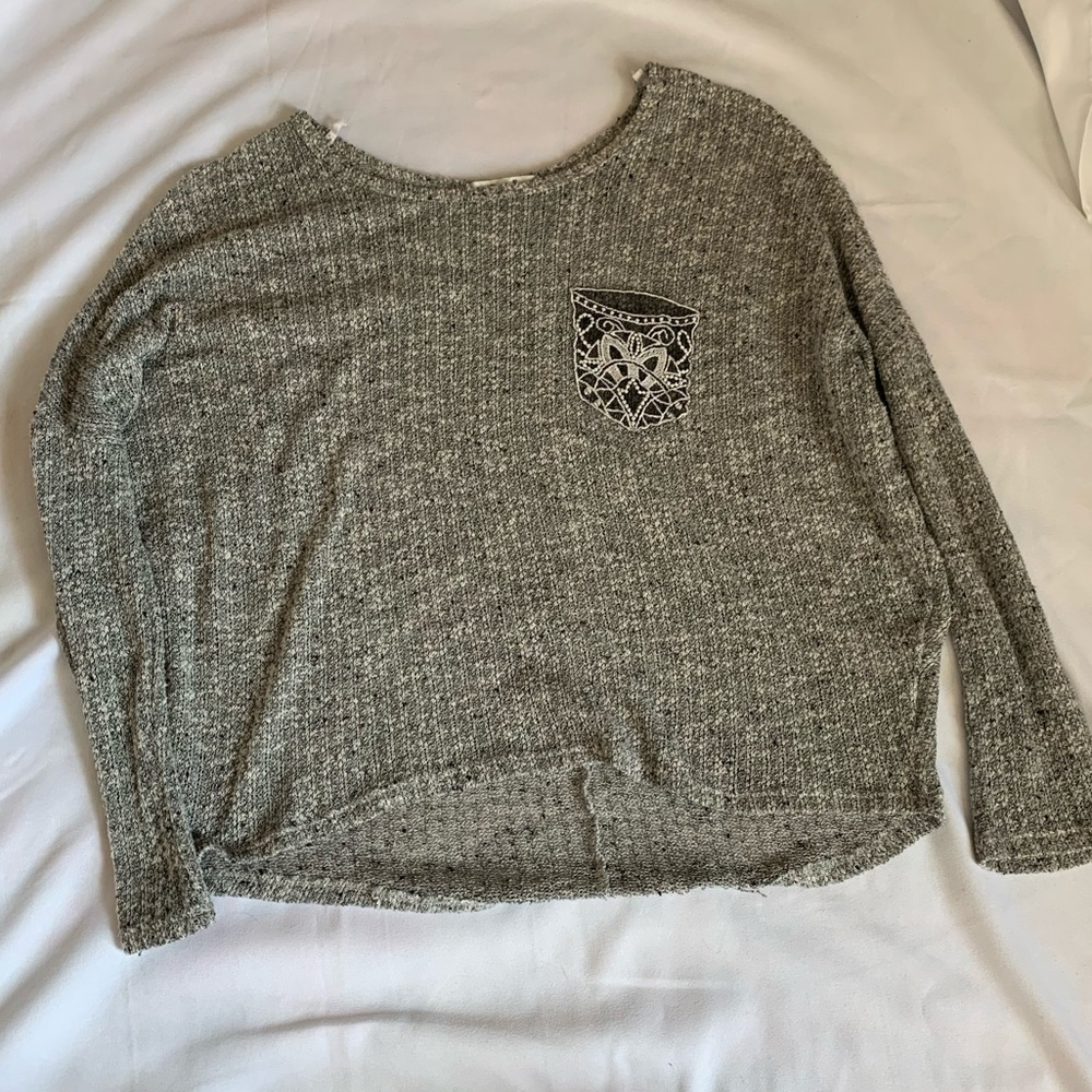 Thin speckled sweater